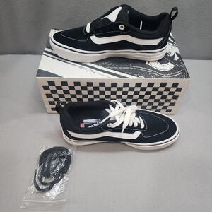 VANS SKATE KYLE WALKER SKATEBOARD SHOES BLACK/WHITE MEN'S SZ 5 - NIB